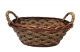 Oval willow & seagrass basket with seagrass handles 15