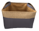 Fabric & Jute basket with handles  14.2