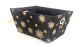 CBW582GSF Medium Rectangular Black with Gold Snow flakes