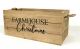Large wood container with rope handles - Farmhouse Christmas 18