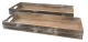 CBX685T2 - Set of 2 Long wood trays
S: 18