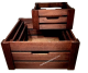 CBX733SXL - XL in S/4 Brown Square crates