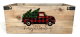 CBX774CR - Rectangular wood container with Christmas Truck d