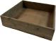 CBX797SS - Smallest in Set of 2 square wood crates 12