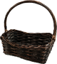 Small Rectangular Willow basket with a handle