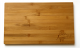 Rectangular bamboo cutting board with 