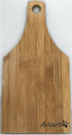 Bamboo cutting board with 