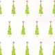 CEL2 - Lime Colour Tree printed Cellophane roll 40