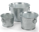 CG104R3 S/3 Set of 3 Round galvanized buckets