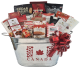 24 pc Large galvanized Canada bucket GIFT BASKET KIT.  All you need to make 12 Gift Baskets. 