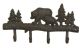 CIR916BH - Cast Iron Bear hooks 13.5”x1”x6”H