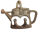 CIR975TP - Cast Iron kettle/watering can hooks