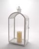 Large white metal lantern
