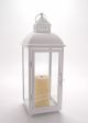 Black metal & glass lantern 7