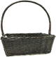 Small Rectangular willow basket with handle 16