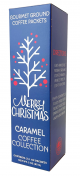 Coffee Masters Gourmet Ground Coffee - Merry Christmas 85 gr., 12/cs
Contains 3 servings - Caramel Coffee Collection