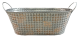 Oval metal container 