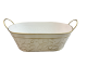 Oval metal container 