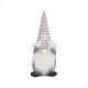 Grey gnome with striped hat 4.5