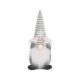 Grey gnome with striped hat 4.5