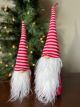 <p>Set of 2 Striped hat Gnome. 12