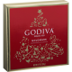 Godiva Goldmark Holiday assorted 9 pc Gift Box 108 gr., 6/cs