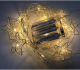 LT20MSTR - 20 warm white LED light garland - WIRE STARS, app