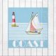 Lunch Napkins - Sail boat 6.5