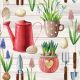 775093337554 - Lunch napkin - Gardening Tools