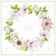 775093508312- Lunch Napkins - Flower wreath