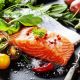 Salmon treat lunch napkins pack of 20