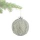 062615805128 - Light green embossed glass ball ornament with