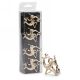 Pack of 4 Napkin ring - gold deer