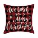 PAC108WSH  - Buffalo Plaid cushion with 