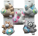 <p>Cribmates plush pacifier holder & pacifier set - 4 designs</p>
<p> Min 4 - 1 of each</p>