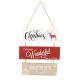 062615804879 - Wood Hanging Christmas plaque 10