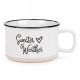 White ceramic latté bowl/mug - Sweater Weather 5