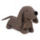 <p>Brown Herringbone Dog Doorstop 12