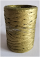 Paper Raffia 100 meters (328 ft/109 yd) -  METALLIC GOLD
Ribbon width: 1/4