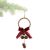 Door Knob ornament with rusty bells and bow 12