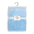 Amor Bebe Striped plush blanket - Blue