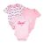Pink 3-Pack Bodysuit: Bunnies