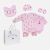 5-Piece Soft pink Ballerina  Set 100% Cotton