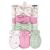 Petite L'amour 6-PC Infant cap & Mitten set (3 of ea)