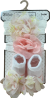 3 pc Chiffon Headbands & Socks set - Soft Pink