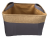 Fabric & Jute basket with handles  14.2
