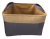 Fabric & Jute basket with handles