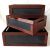 Set of 3 wood crates with chalkboard panel
S:11.75