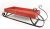 CBX796SL - Red wooden sleigh with iron base 15.5