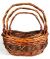 Set of 3 willow, chipwood & seagrass baskets
L: 18